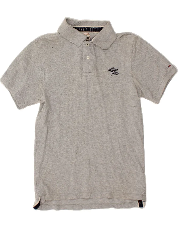 TOMMY HILFIGER Mens Polo Shirt Medium Grey CottonPolo shirt women’s with print