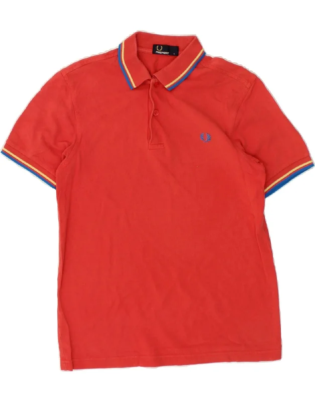 FRED PERRY Mens Polo Shirt Small RedColorful women’s polo shirt