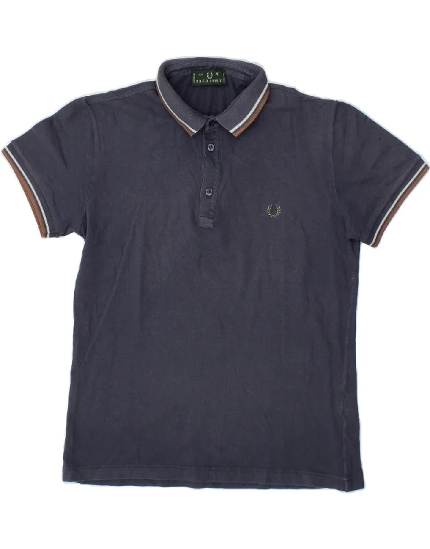 FRED PERRY Mens Polo Shirt Medium Navy Blue CottonWomen’s short sleeve polo wear