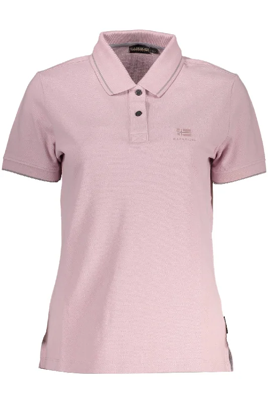 Pink Cotton Women Polo Shirt Polo shirt women’s trendy fit