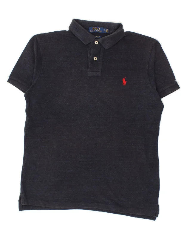 POLO RALPH LAUREN Mens Slim Fit Polo Shirt Small Navy Blue CottonWomen’s polo shirt outfit