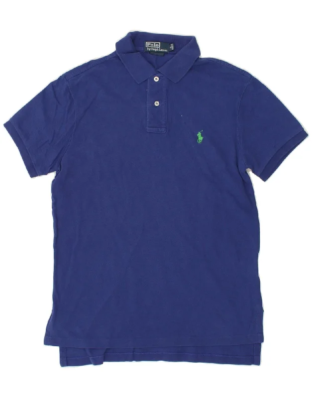 POLO RALPH LAUREN Mens Polo Shirt Small Blue CottonChic women’s polo shirt look