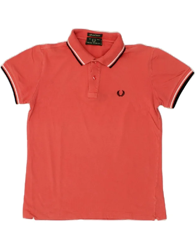 FRED PERRY Mens Polo Shirt Medium Red CottonWomen’s comfy cotton polo shirt