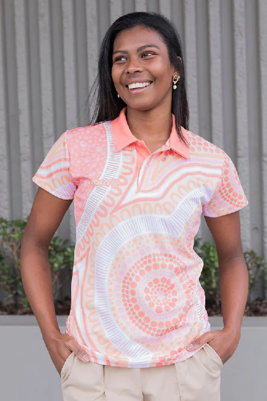 Connections UPF50+ Women's Fitted Polo Shirt Polo shirt women’s for weekend