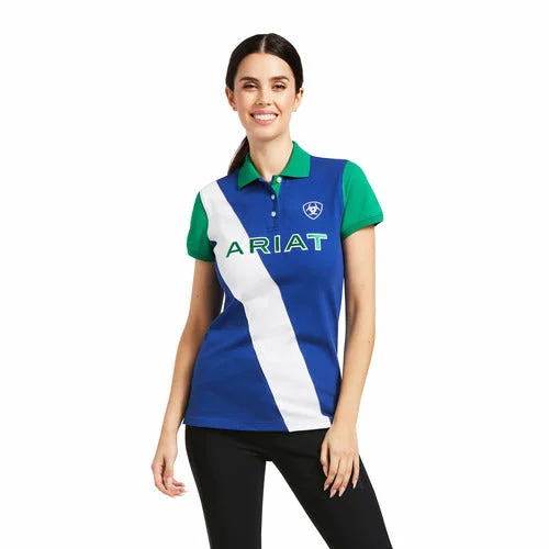 Ariat Ladies Taryn Short Sleeve Polo Shirt CLOSEOUT Women’s chic polo shirt design