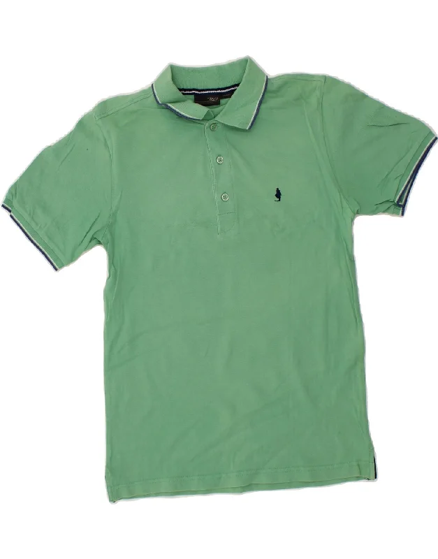 MARLBORO CLASSICS Mens Polo Shirt Small Green CottonShort sleeve polo shirt