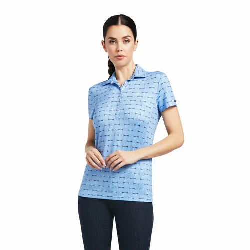 Ariat Ladies Motif Short Sleeve Polo Shirt CLOSEOUT Polo shirt women’s with embroidery