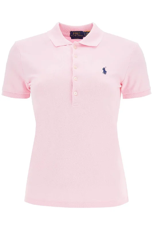 Julie Slim Fit Five Button Polo Shirt Women’s elegant polo shirt style