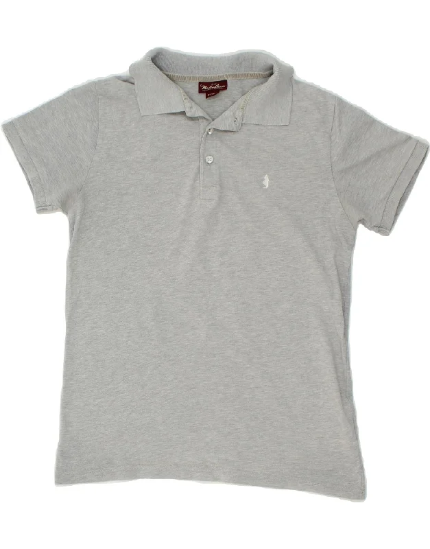 MARLBORO CLASSICS Mens Polo Shirt Medium Grey CottonComfortable polo shirts for summer