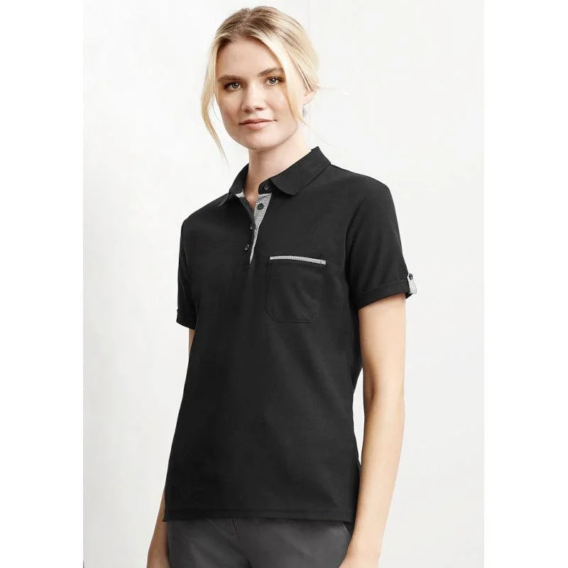 P305LS Biz Collection Women's Edge Polo ShirtWomen’s slim polo shirt fit