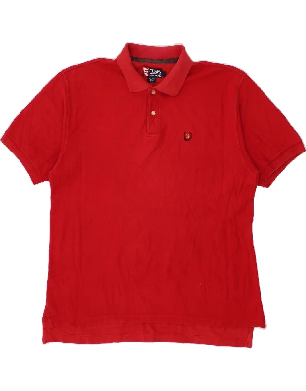 CHAPS RALPH LAUREN Mens Polo Shirt Large Red CottonWomen’s long sleeve polo shirt