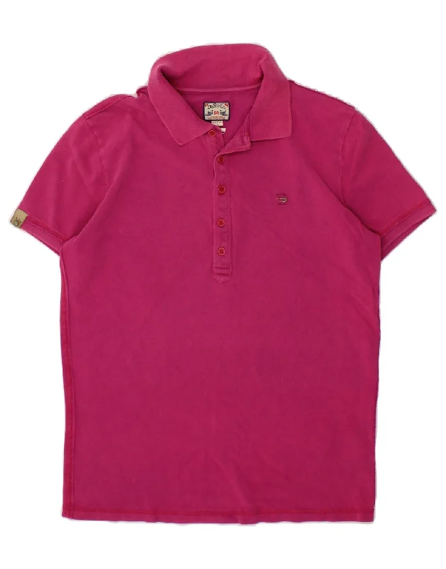 DIESEL Mens Slim Fit Polo Shirt XL Pink CottonWomen’s sporty polo shirt style