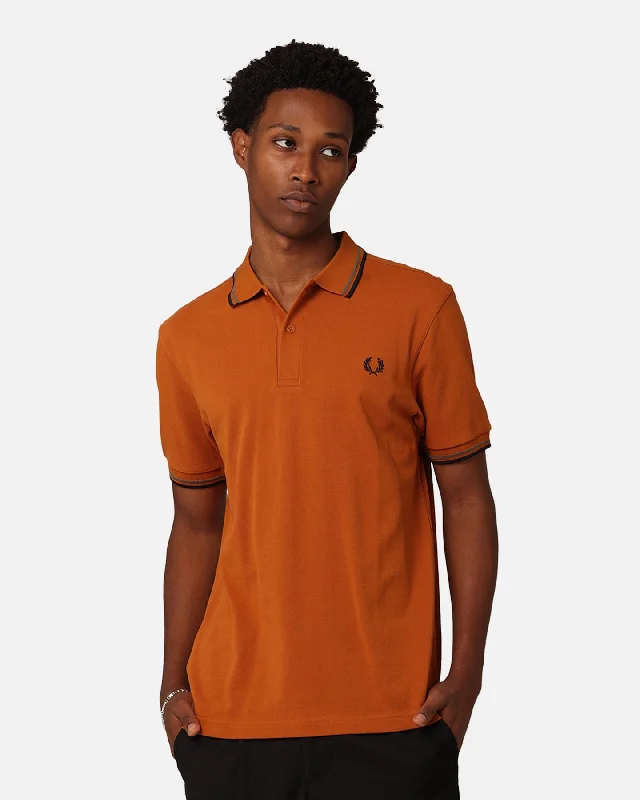 Fred Perry Twin Tipped Polo Shirt Nut FlakeStylish women’s polo shirts trendy