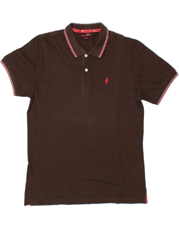 MARLBORO CLASSICS Mens Polo Shirt Medium Brown CottonComfortable polo shirt women