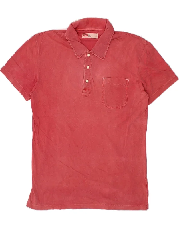 LEVI'S Mens Slim Fit Polo Shirt Large RedWomen’s fitted polo shirt style