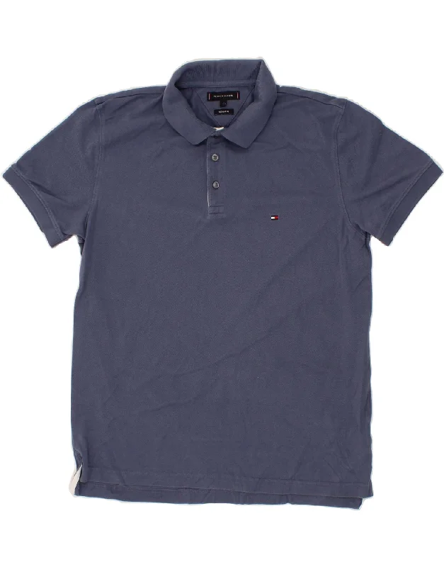 TOMMY HILFIGER Mens Regular Fit Polo Shirt Large Navy Blue CottonPolo shirt women’s trendy outfit