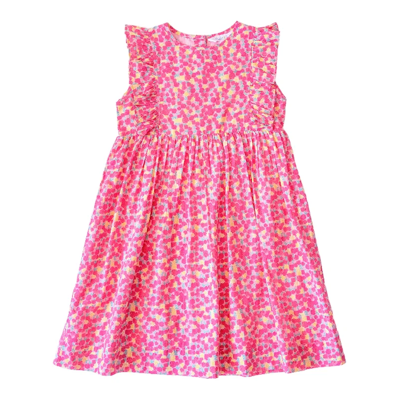 Lolly Girls Dress - Pink Ditsy Tunics Spring floral