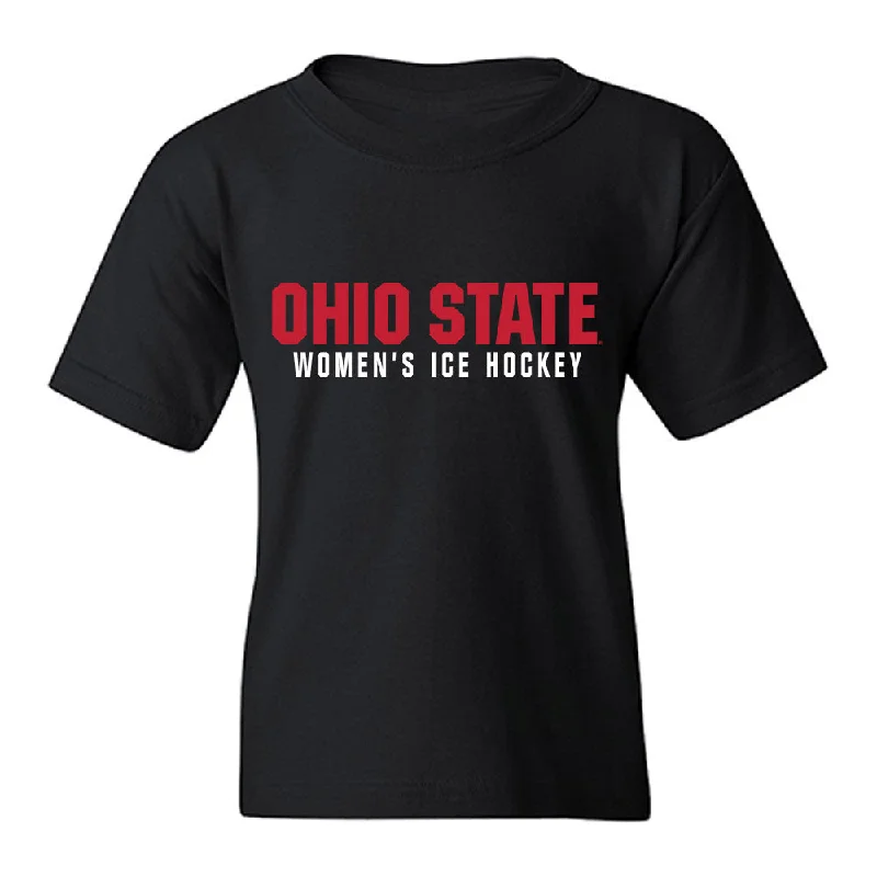 Ohio State - NCAA Women's Ice Hockey : Lexington Secreto - Classic Shersey Youth T-Shirt-- Print Jacquard Patchwork