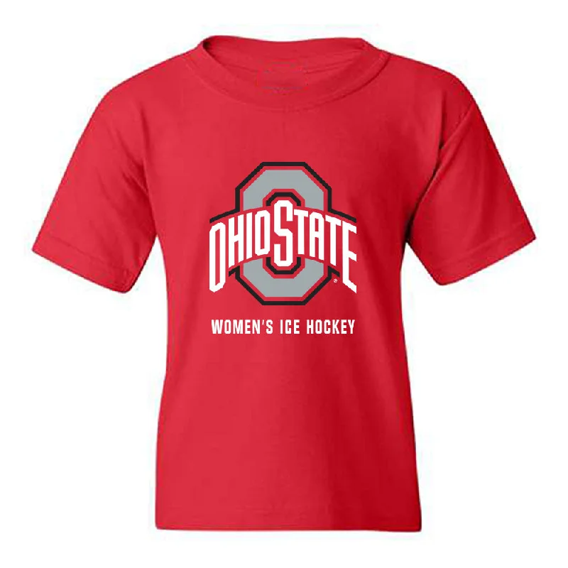 Ohio State - NCAA Women's Ice Hockey : Joy Dunne - Classic Shersey Youth T-Shirt-- Handmade Hand-knitted Hand-woven