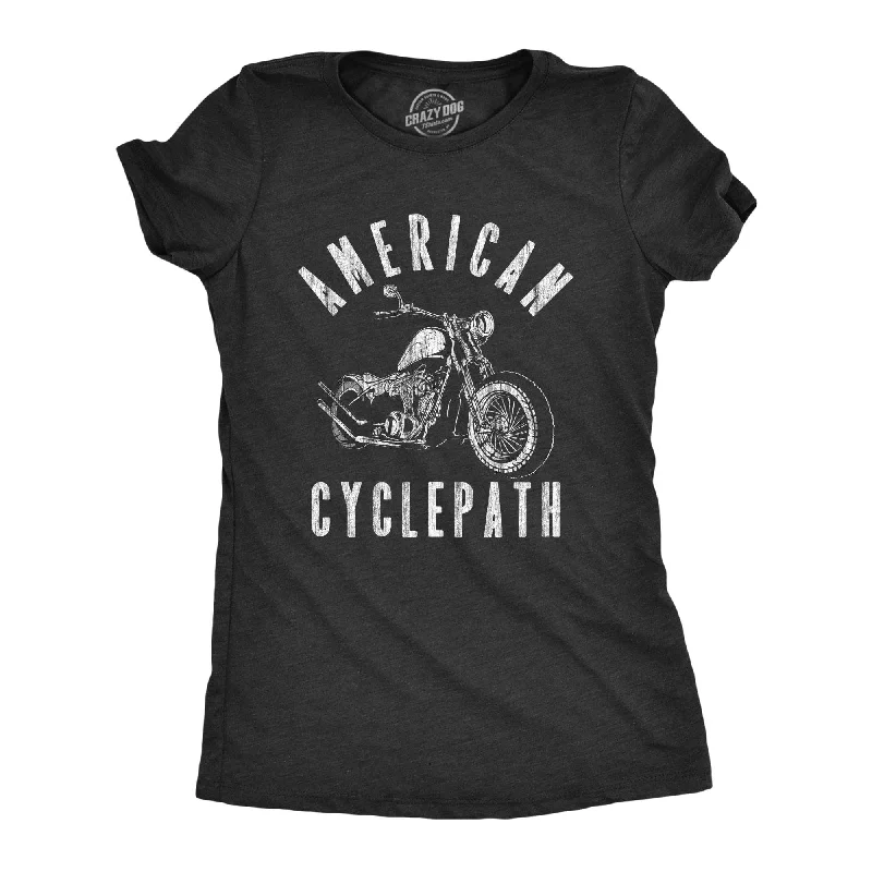 American Cyclepath Women's T Shirt-- Knit Fabric Woven Fabric Fleece Fabric