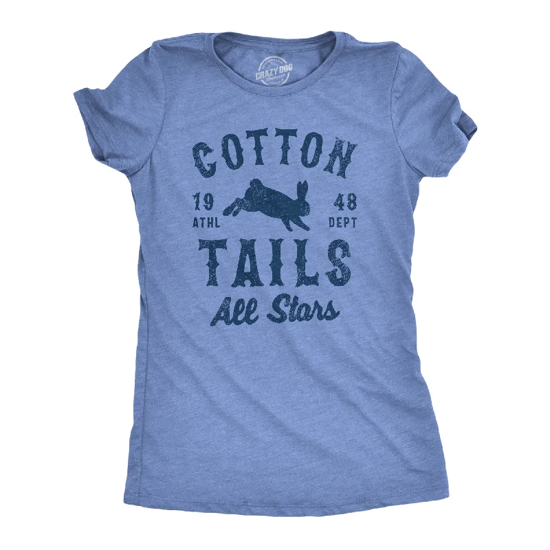 Cotton Tails All Stars Women's T Shirt-- Fleece Fabric Down Fabric Feather Fabric