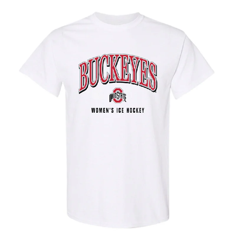 Ohio State - NCAA Women's Ice Hockey : Hailey MacLeod - Classic Shersey T-Shirt-- V-Neck T-Shirt Long Sleeve Cotton