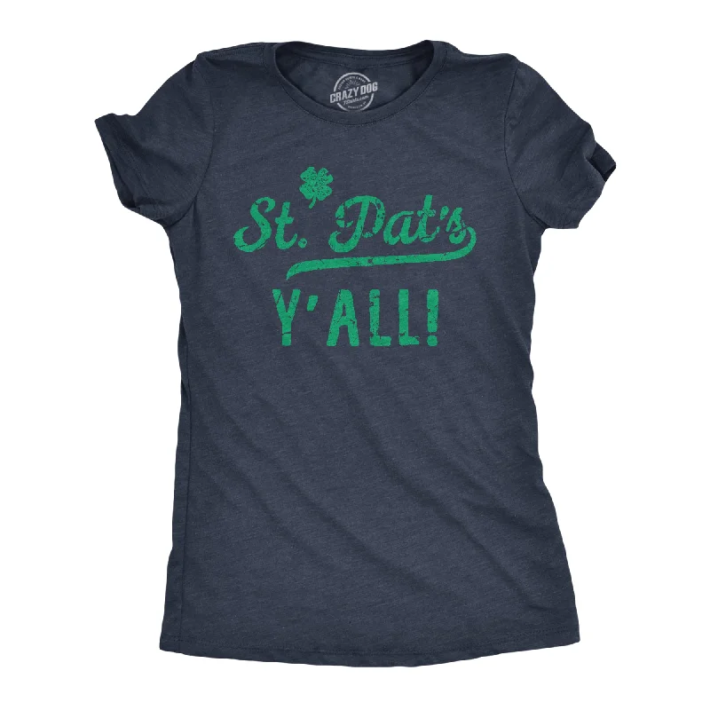 St Pats Yall Women's T Shirt-- Seamless Knitted Crochet