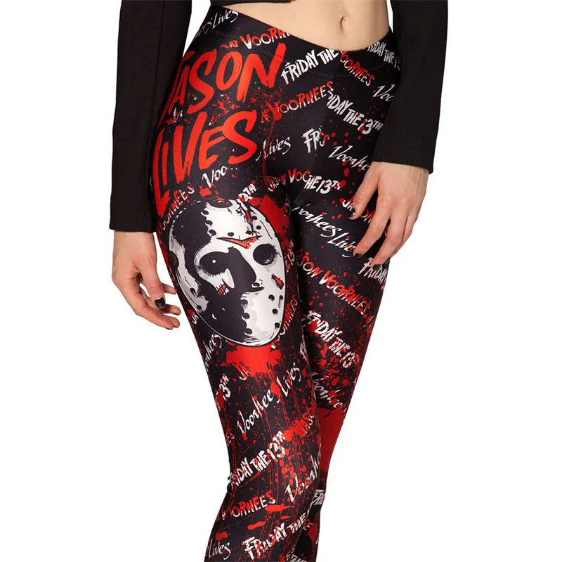 Skull Legging Fashionable Seamless Leggings