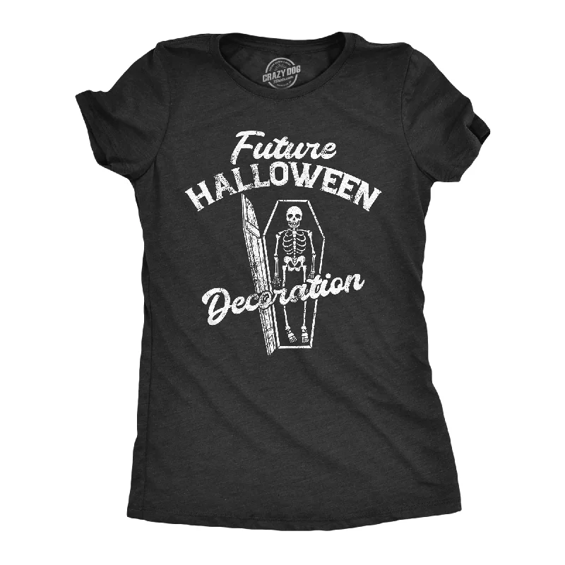 Future Halloween Decoration Women's T Shirt-- Chenille Fabric Brocade Fabric Lace Fabric