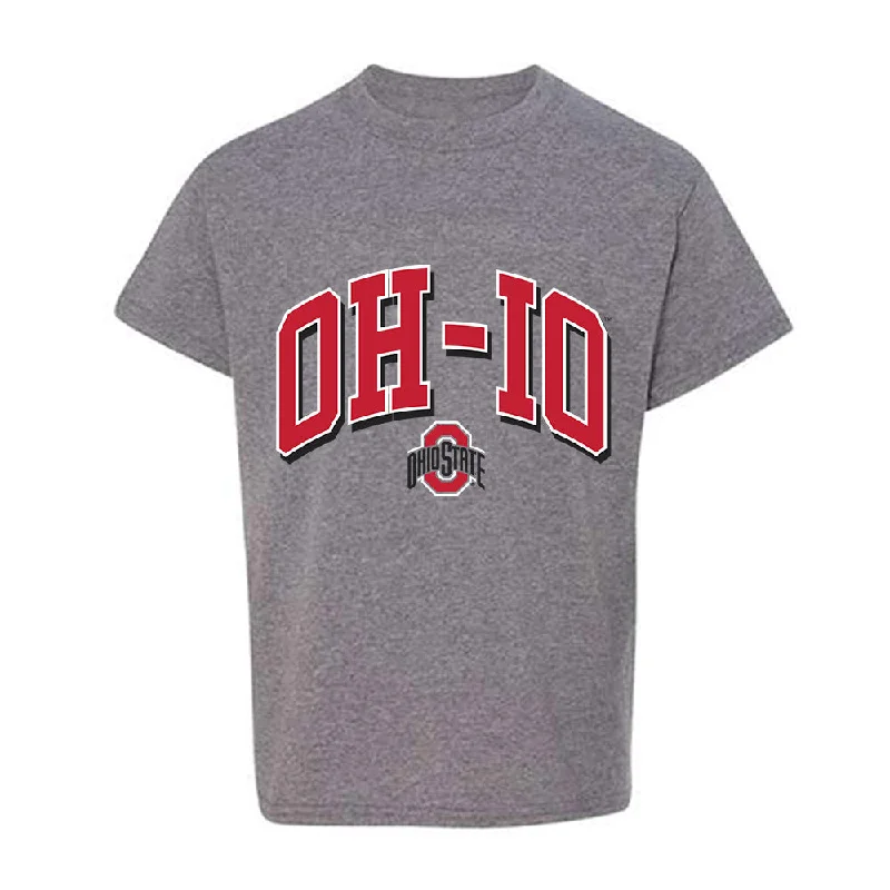 Ohio State - NCAA Women's Ice Hockey : Jordyn Petrie - Classic Shersey Youth T-Shirt-- Polka Dot Checkered Tartan