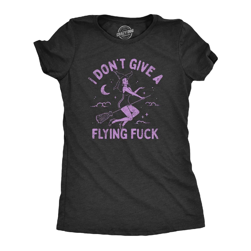 I Dont Give A Flying Fuck Women's T Shirt-- Elasticated Padded Insulated