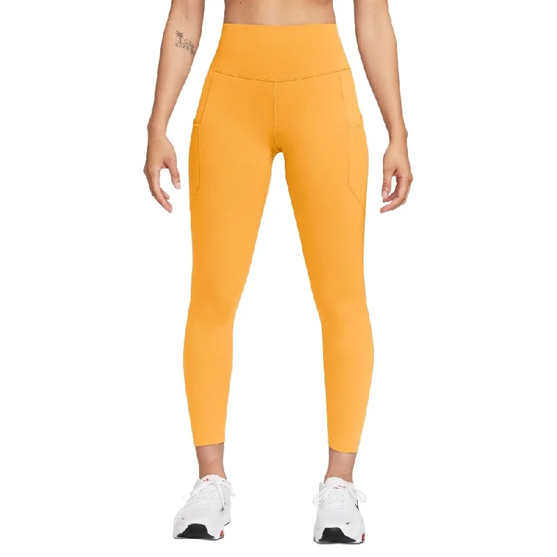 Nike Womens One High Rise 7/8 Leggings Fashionable High-Rise Workout Leggings