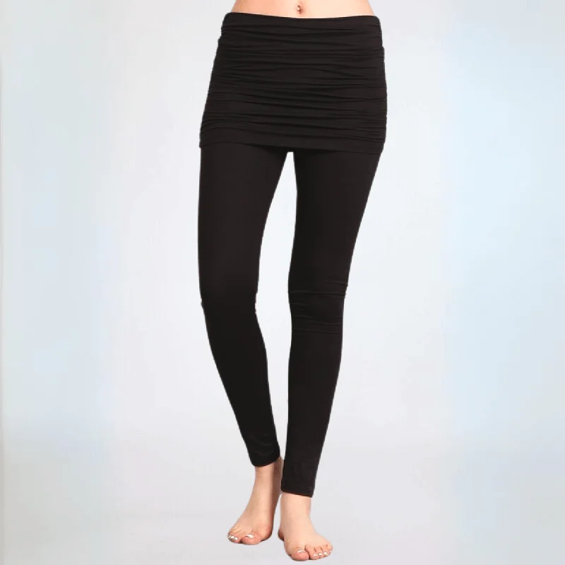 Skirted Leggings Made in USA Stylish Pockets Active Leggings