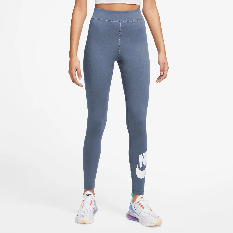 Nike Womens Sportswear High Waisted Graphic Leggings Cozy Workout Performance Leggings