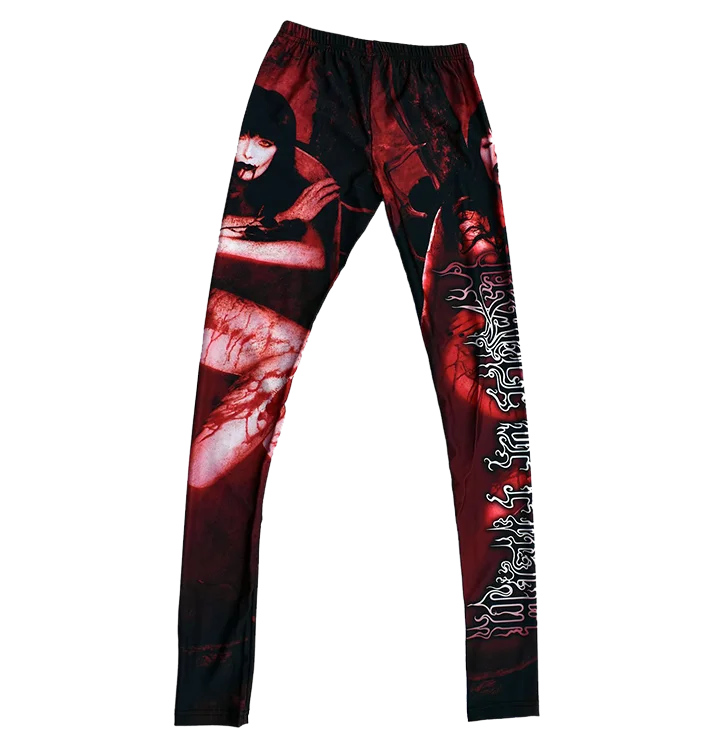 CRADLE OF FILTH - 'Bathory' Leggings Cozy Reflective Detail Leggings