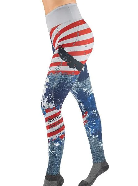 2A 'MERICA LEGGING Trendy Seamless Sports Leggings