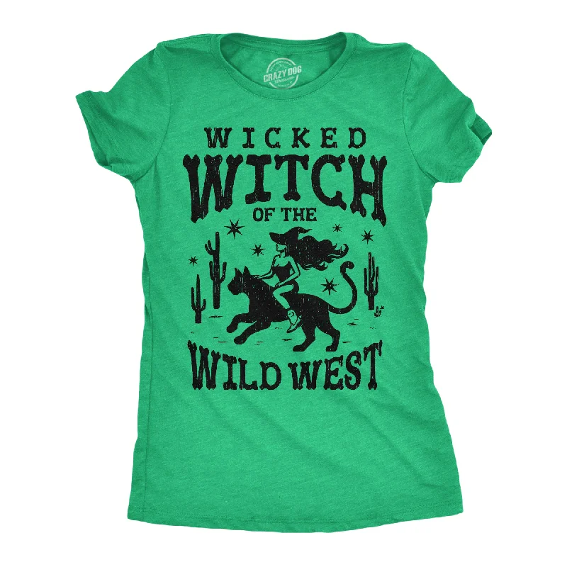 Wicked Witch Of The Wild West Women's T Shirt-- Chenille Brocade Lace