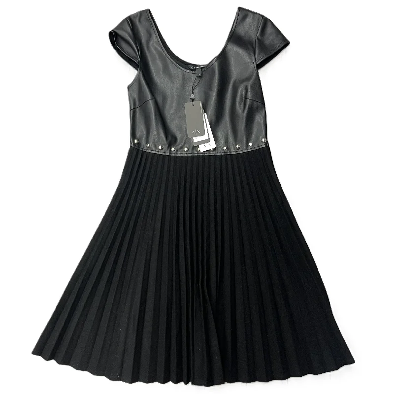 Black Dress Casual Short By Armani Exchange, Size: Xs Tunics Versatile stylish