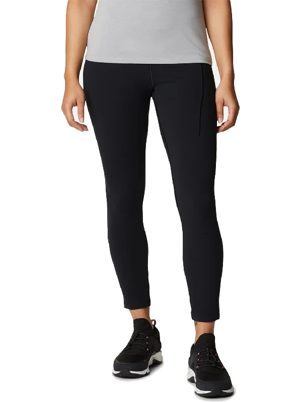 Women's Columbia Weekend Adventure 7/8 Leggings Black Comfortable Ribbed Sports Leggings