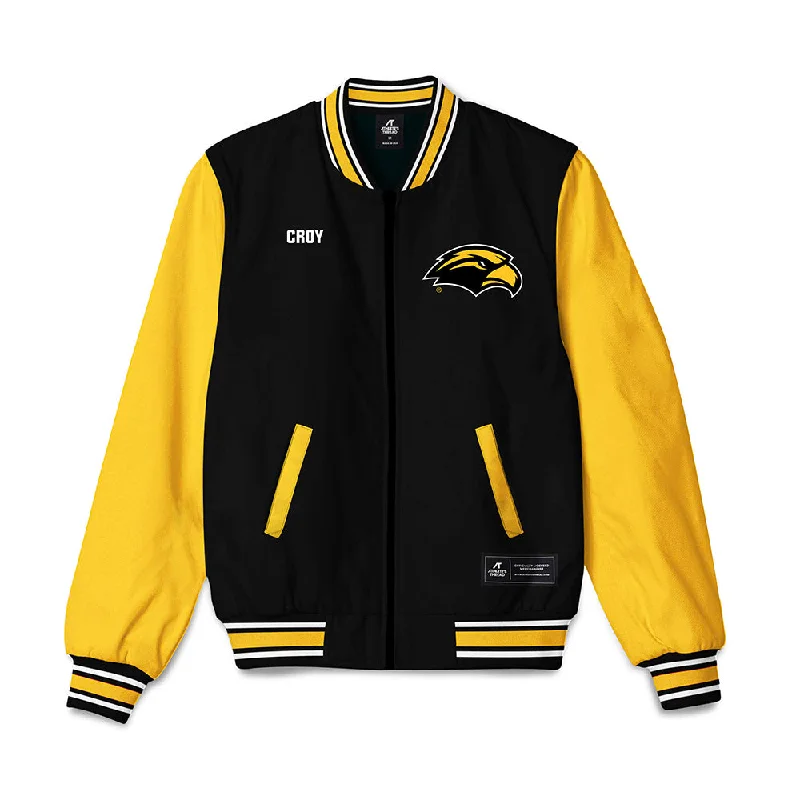 Southern Miss - NCAA Women's Track & Field : Corinne Croy - Bomber Jacket Trendy Cropped Bomber