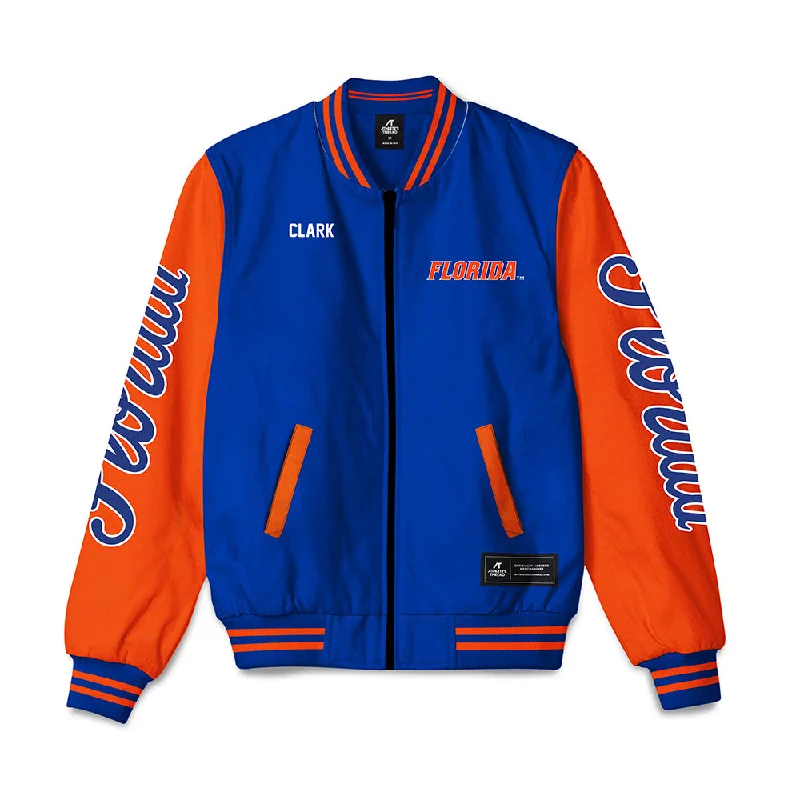 Florida - NCAA Women's Gymnastics : Taylor Clark - Bomber Jacket Relaxed Fit Bomber