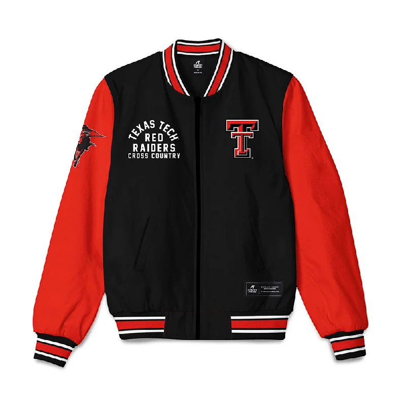 Texas Tech - NCAA Women's Cross Country : Adele Clarke - Bomber Jacket Classic Military Bomber