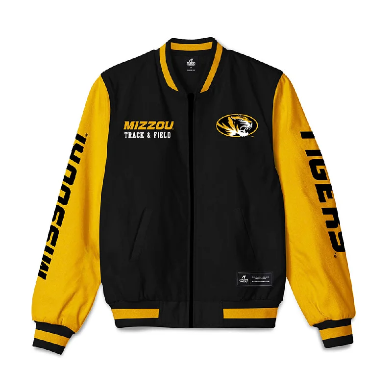 Missouri - NCAA Women's Track & Field : Euphenie Andre - Bomber Jacket Button-Up Bomber Jacket