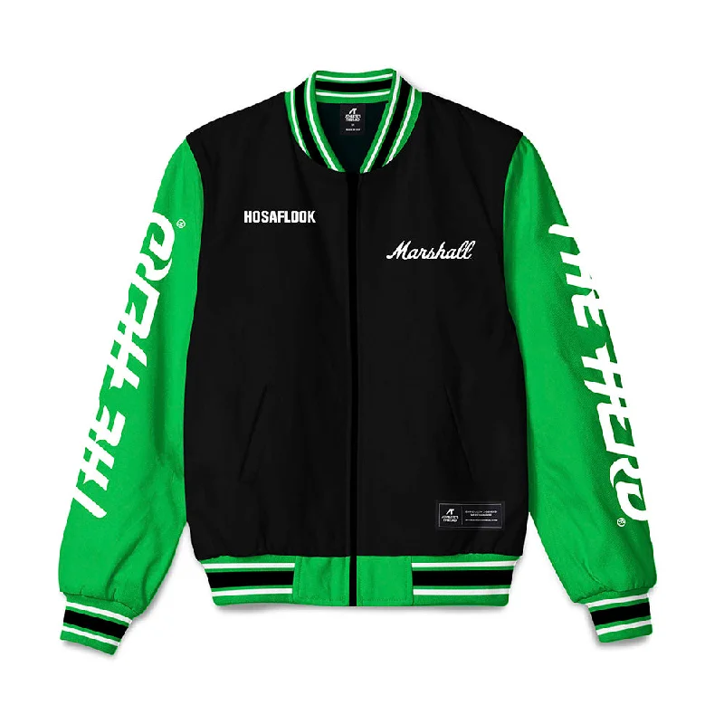 Marshall - NCAA Women's Cross Country : Ellie Hosaflook - Bomber Jacket Chic Color Block Bomber