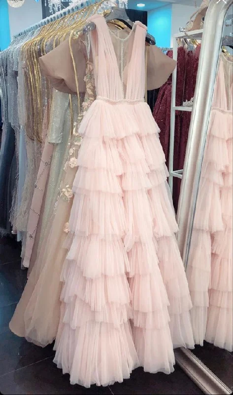 Light Pink long prom dresses party dress        cg24928 Tunics Sale discount