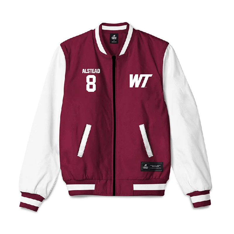 WTAMU - NCAA Women's Soccer : Makenna Alstead - Bomber Jacket Premium Cashmere Bomber