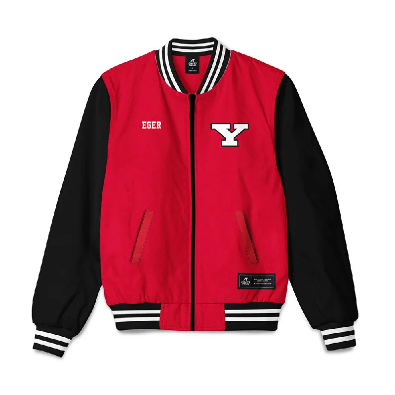 Youngstown State - NCAA Women's Track & Field : Kaitlyn Eger - Bomber Jacket Oversized Street Bomber