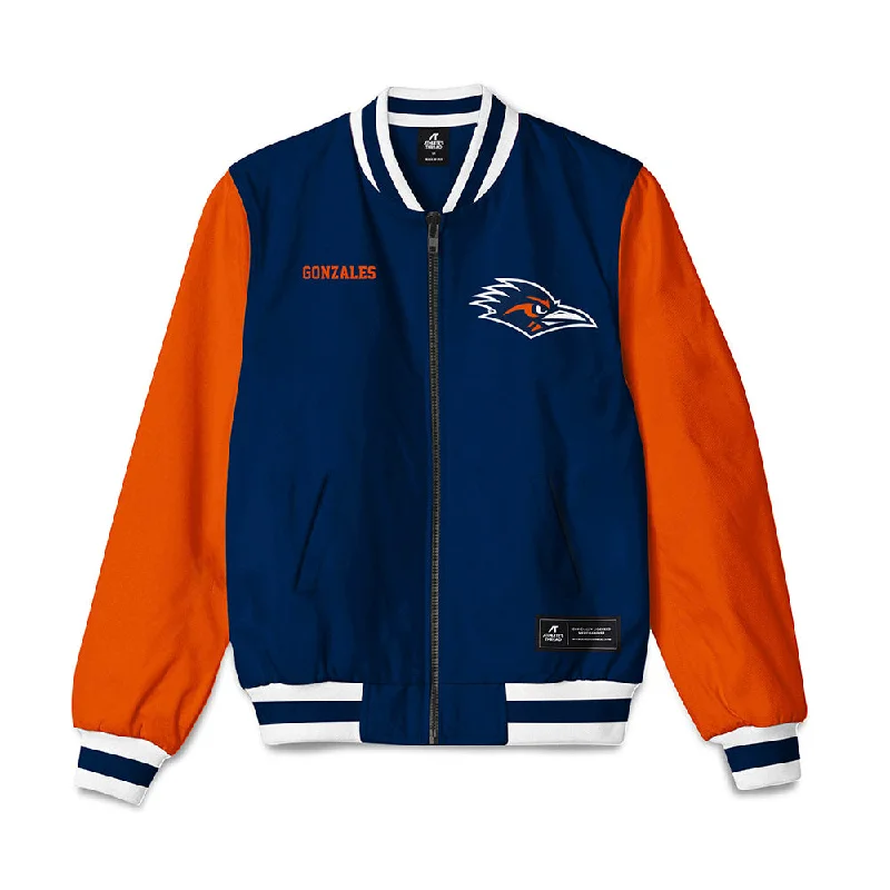 UTSA - NCAA Women's Cross Country : Jadyn Gonzales - Bomber Jacket Soft Touch Bomber