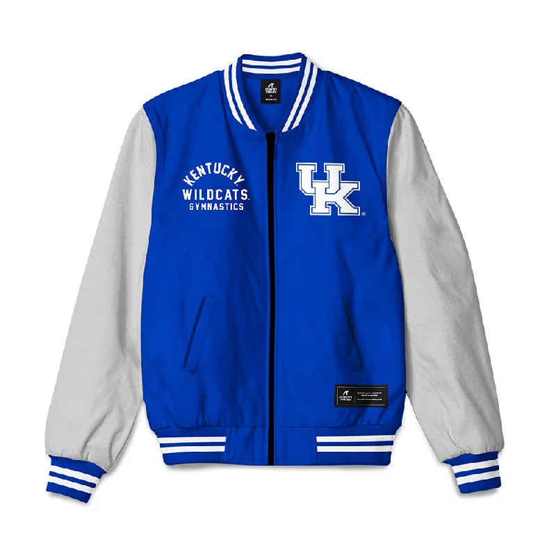 Kentucky - NCAA Women's Gymnastics : Hailey Davis - Bomber Jacket Streetwear Crop Bomber