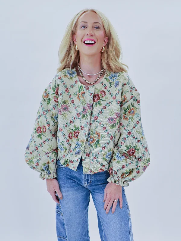 Quilted In Love Bomber Jacket High-Fashion Luxe Bomber